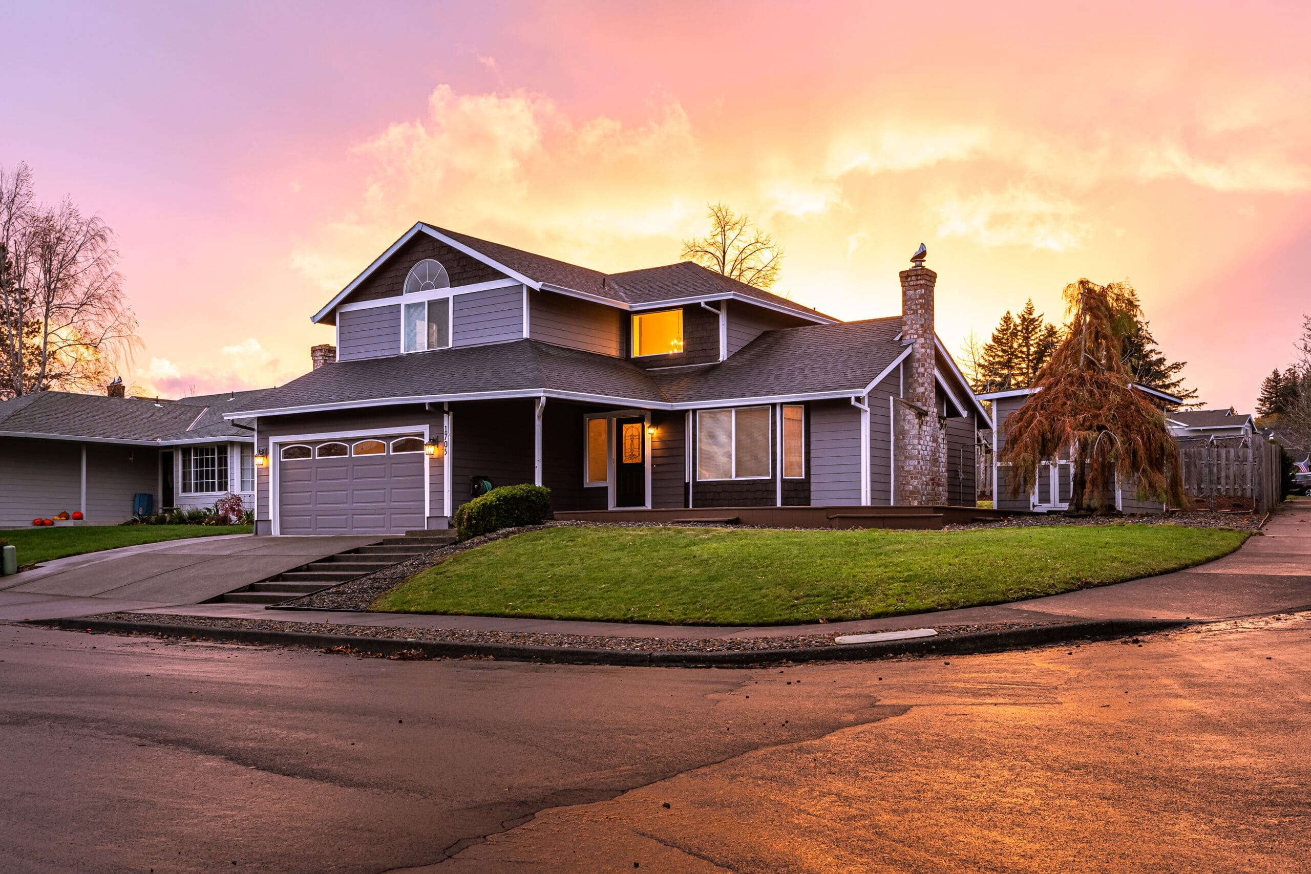 sunset in the city modern home sunset in the city modern home